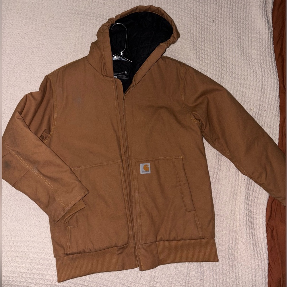 Carhartt Tan Quilted Jacket